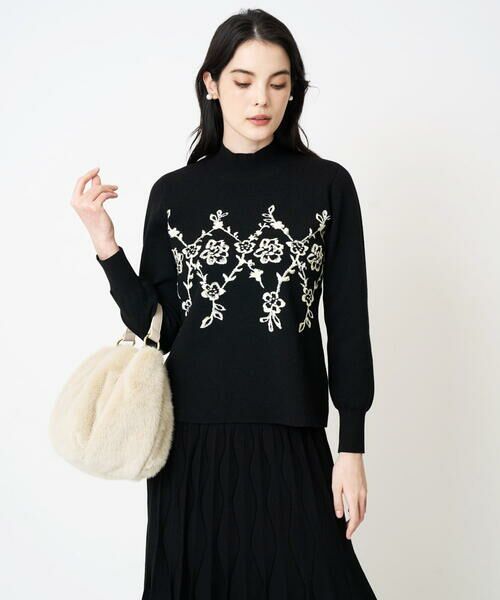 Maison de CINQ / メゾン ドゥ サンク ニット・セーター | ジャガードニットプルオーバー | 詳細1