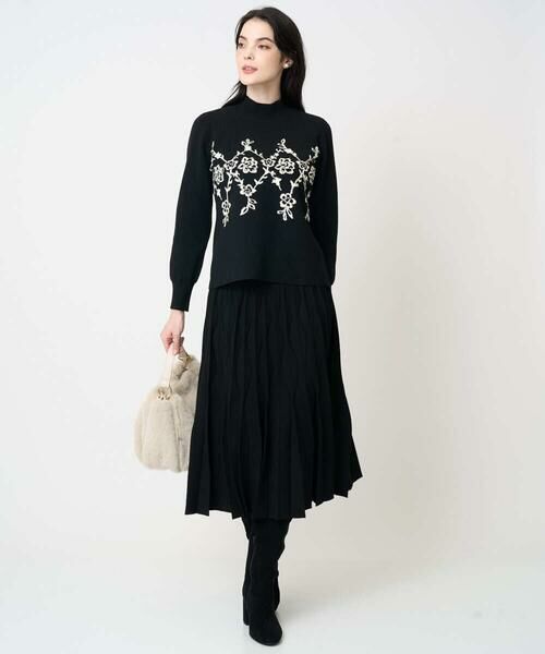 Maison de CINQ / メゾン ドゥ サンク ニット・セーター | ジャガードニットプルオーバー | 詳細12