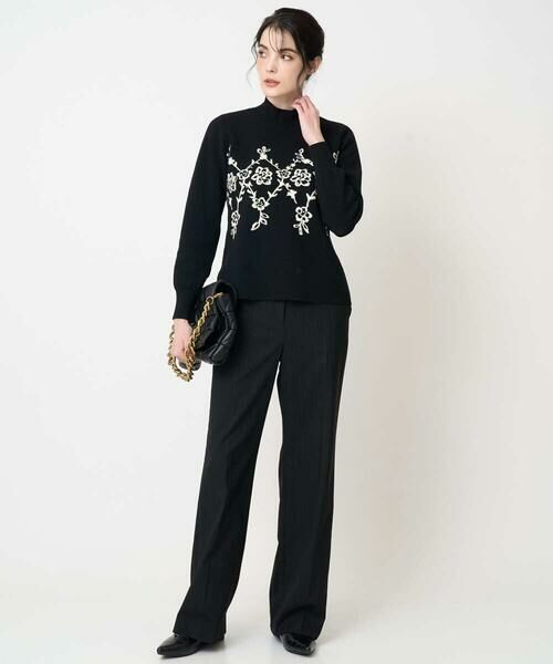 Maison de CINQ / メゾン ドゥ サンク ニット・セーター | ジャガードニットプルオーバー | 詳細15