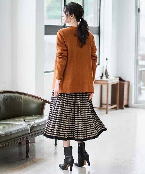 Maison de CINQ / メゾン ドゥ サンク ロング・マキシ丈スカート | ジャガードニットスカート | 詳細12