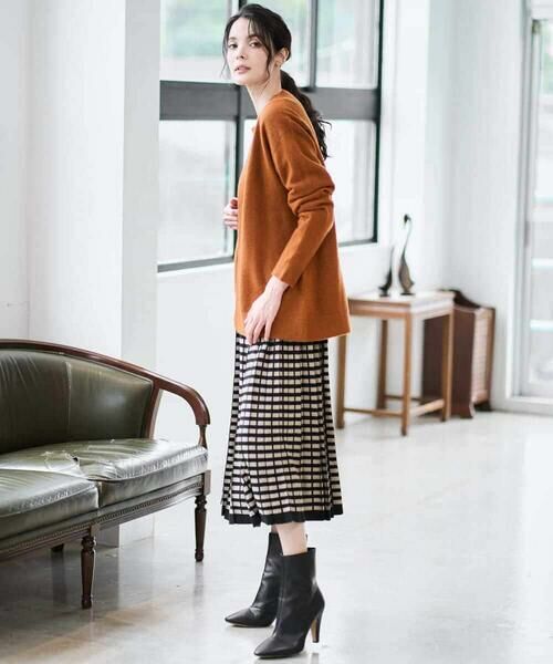 Maison de CINQ / メゾン ドゥ サンク ロング・マキシ丈スカート | ジャガードニットスカート | 詳細13