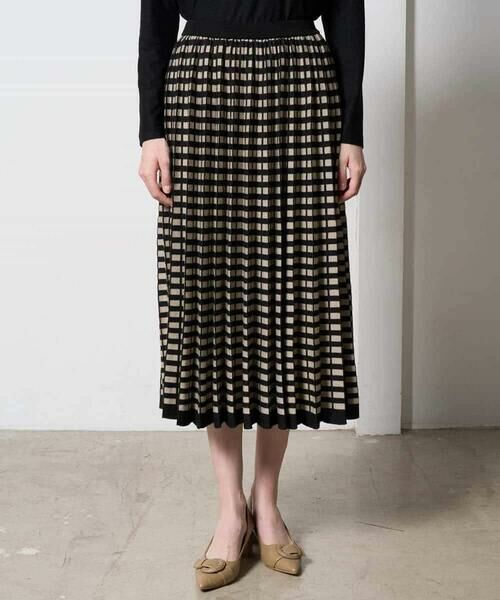 Maison de CINQ / メゾン ドゥ サンク ロング・マキシ丈スカート | ジャガードニットスカート | 詳細2