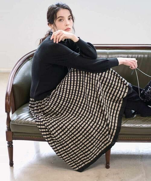 Maison de CINQ / メゾン ドゥ サンク ロング・マキシ丈スカート | ジャガードニットスカート | 詳細20