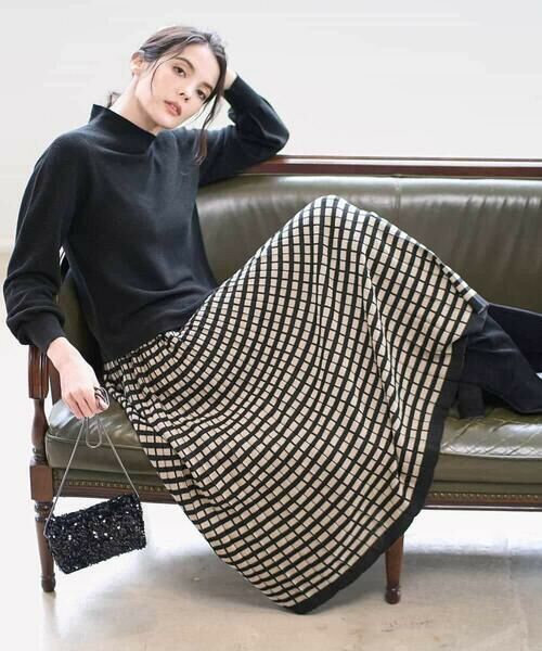 Maison de CINQ / メゾン ドゥ サンク ロング・マキシ丈スカート | ジャガードニットスカート | 詳細21