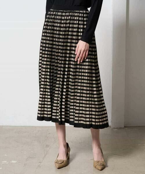 Maison de CINQ / メゾン ドゥ サンク ロング・マキシ丈スカート | ジャガードニットスカート | 詳細3