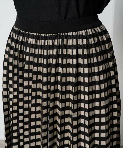 Maison de CINQ / メゾン ドゥ サンク ロング・マキシ丈スカート | ジャガードニットスカート | 詳細8