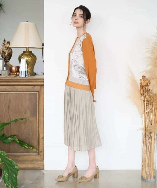 Maison de CINQ / メゾン ドゥ サンク セットアップ | [アンサンブル対応]アートプリントドッキングニットカーディガン | 詳細16