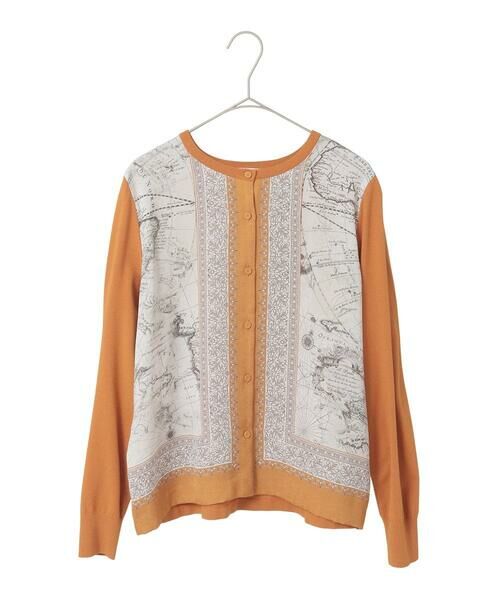 Maison de CINQ / メゾン ドゥ サンク セットアップ | [アンサンブル対応]アートプリントドッキングニットカーディガン | 詳細19