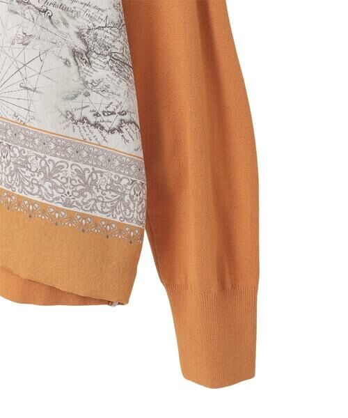 Maison de CINQ / メゾン ドゥ サンク セットアップ | [アンサンブル対応]アートプリントドッキングニットカーディガン | 詳細22