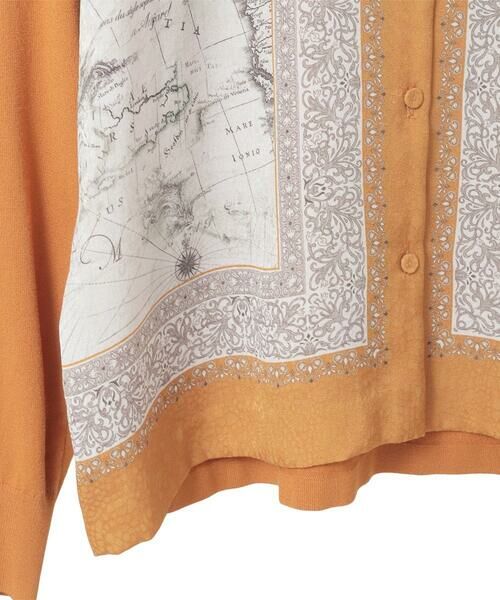 Maison de CINQ / メゾン ドゥ サンク セットアップ | [アンサンブル対応]アートプリントドッキングニットカーディガン | 詳細23