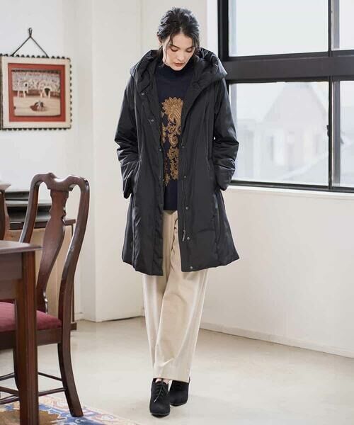 Maison de CINQ / メゾン ドゥ サンク ダウンジャケット・ベスト | [暖か･軽い]フーディーダウンコート | 詳細14