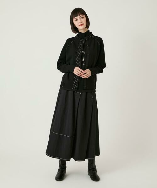 Maison de CINQ / メゾン ドゥ サンク ニット・セーター | 【小さいサイズ】スタッズアクセントニットカーディガン | 詳細14