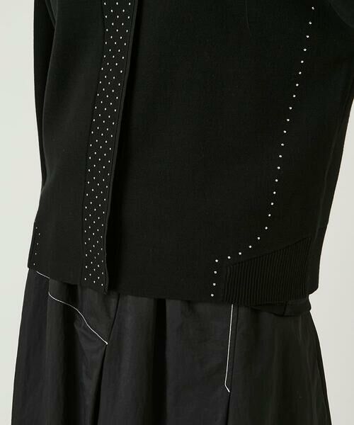 Maison de CINQ / メゾン ドゥ サンク ニット・セーター | 【小さいサイズ】スタッズアクセントニットカーディガン | 詳細9
