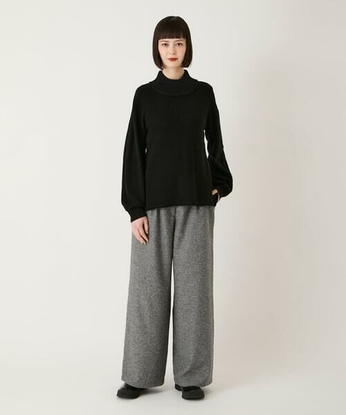 Maison de CINQ / メゾン ドゥ サンク ニット・セーター | 【小さいサイズ】リブネックデザインウールニットプルオーバー | 詳細16