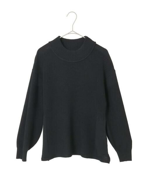 Maison de CINQ / メゾン ドゥ サンク ニット・セーター | 【小さいサイズ】リブネックデザインウールニットプルオーバー | 詳細19