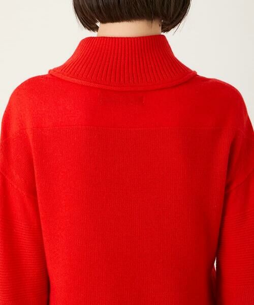 Maison de CINQ / メゾン ドゥ サンク ニット・セーター | 【小さいサイズ】リブネックデザインウールニットプルオーバー | 詳細9