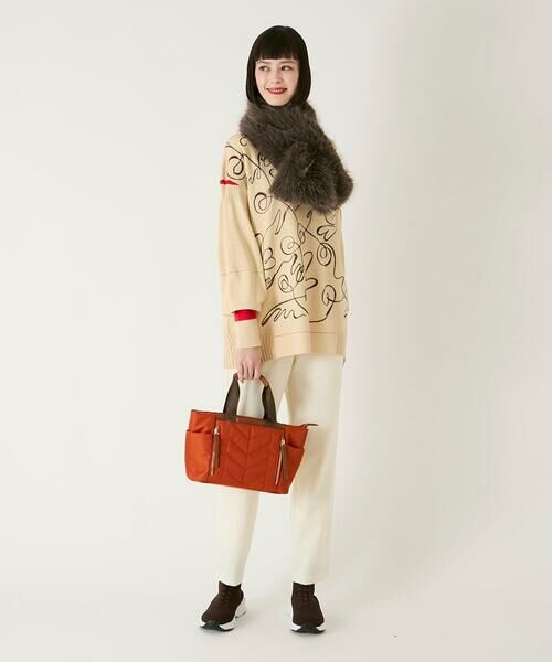 Maison de CINQ / メゾン ドゥ サンク ニット・セーター | 【小さいサイズ】ニュアンス刺繍アクセントニットプルオーバー | 詳細12