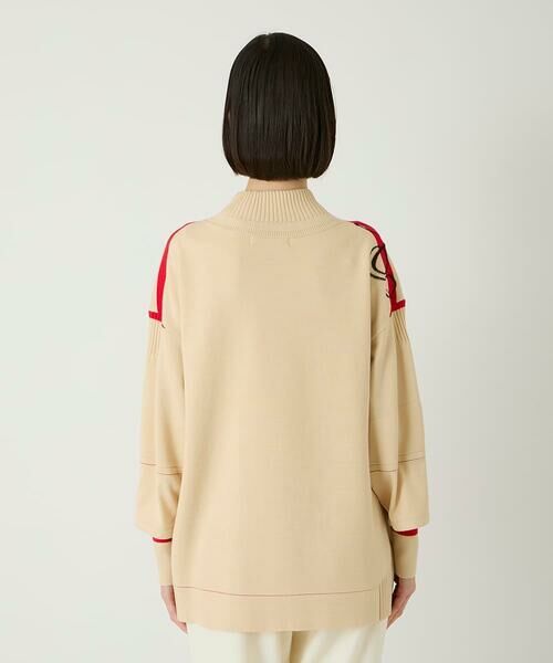 Maison de CINQ / メゾン ドゥ サンク ニット・セーター | 【小さいサイズ】ニュアンス刺繍アクセントニットプルオーバー | 詳細4