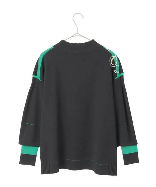 Maison de CINQ / メゾン ドゥ サンク ニット・セーター | 【小さいサイズ】ニュアンス刺繍アクセントニットプルオーバー | 詳細21