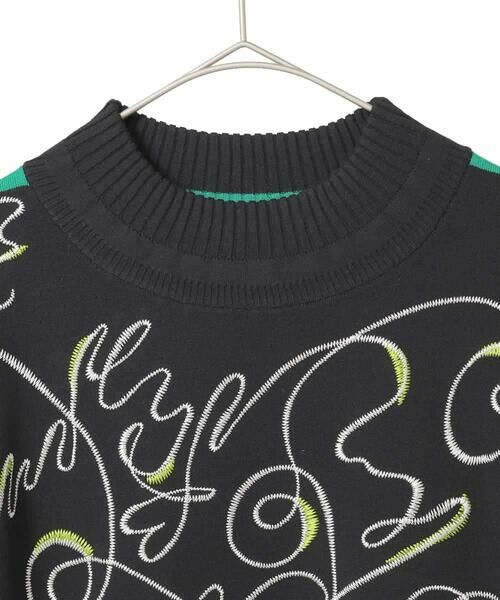 Maison de CINQ / メゾン ドゥ サンク ニット・セーター | 【小さいサイズ】ニュアンス刺繍アクセントニットプルオーバー | 詳細22