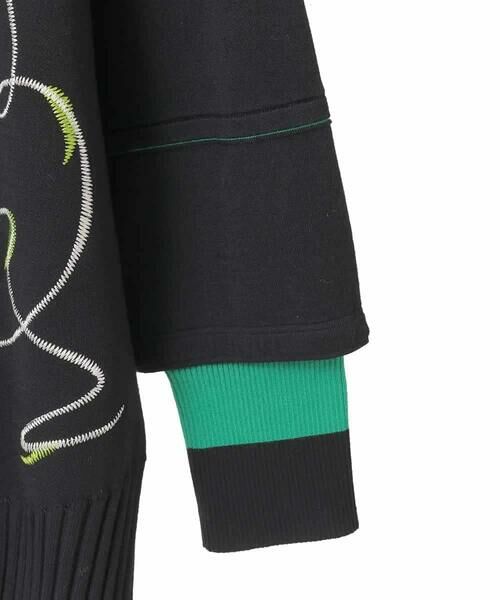 Maison de CINQ / メゾン ドゥ サンク ニット・セーター | 【小さいサイズ】ニュアンス刺繍アクセントニットプルオーバー | 詳細23