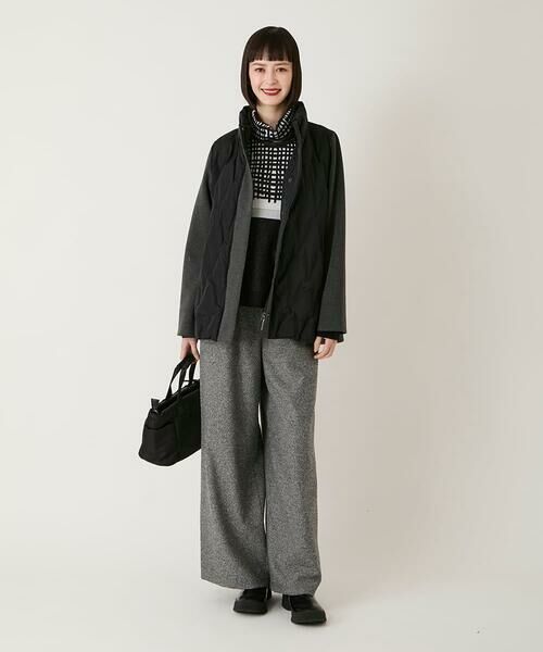 Maison de CINQ / メゾン ドゥ サンク ニット・セーター | 【小さいサイズ】チェックアクセントタートルネックニット | 詳細13