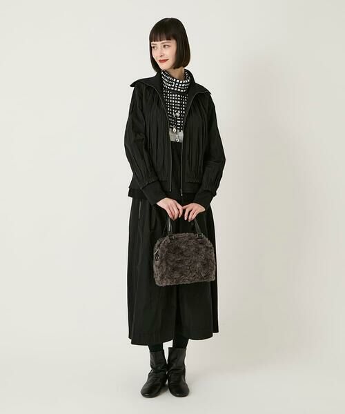 Maison de CINQ / メゾン ドゥ サンク ニット・セーター | 【小さいサイズ】チェックアクセントタートルネックニット | 詳細16