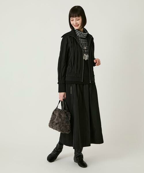 Maison de CINQ / メゾン ドゥ サンク ニット・セーター | 【小さいサイズ】チェックアクセントタートルネックニット | 詳細17