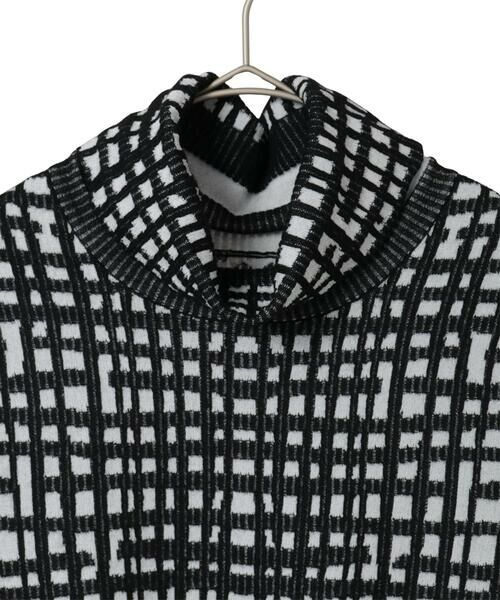 Maison de CINQ / メゾン ドゥ サンク ニット・セーター | 【小さいサイズ】チェックアクセントタートルネックニット | 詳細27