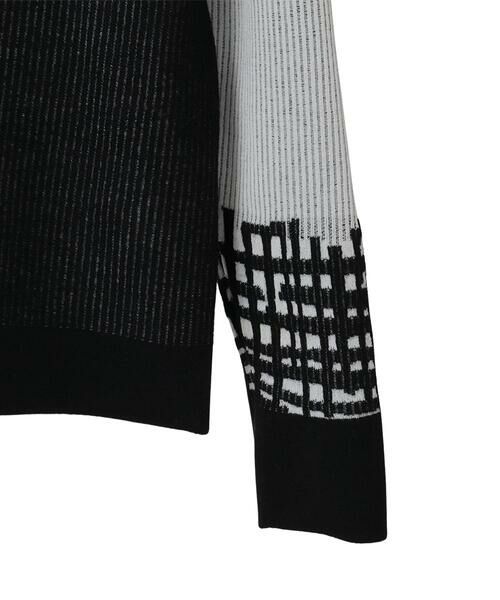 Maison de CINQ / メゾン ドゥ サンク ニット・セーター | 【小さいサイズ】チェックアクセントタートルネックニット | 詳細28