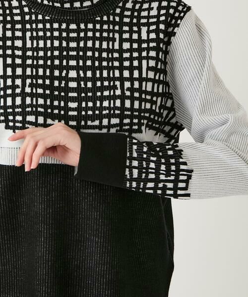 Maison de CINQ / メゾン ドゥ サンク ニット・セーター | 【小さいサイズ】チェックアクセントタートルネックニット | 詳細5