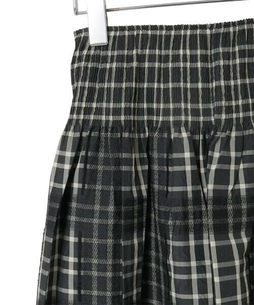 Maison de CINQ / メゾン ドゥ サンク ロング・マキシ丈スカート | 【小さいサイズ】チェックジャカードシャーリングスカート | 詳細15