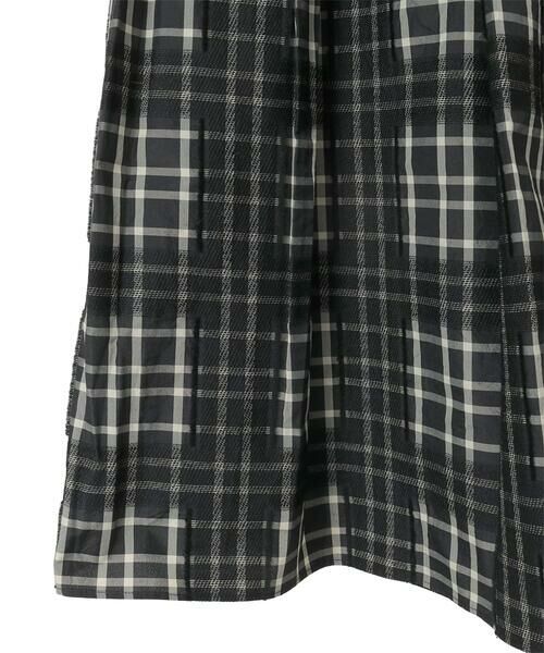 Maison de CINQ / メゾン ドゥ サンク ロング・マキシ丈スカート | 【小さいサイズ】チェックジャカードシャーリングスカート | 詳細17