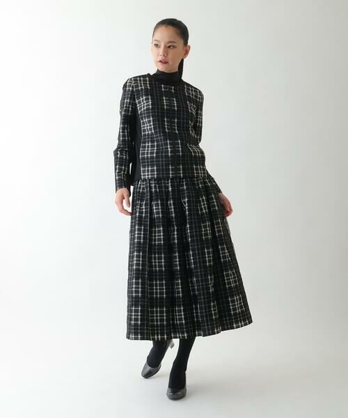 Maison de CINQ / メゾン ドゥ サンク セットアップ | 【小さいサイズ】チェックジャカードジップアップジャケット | 詳細11