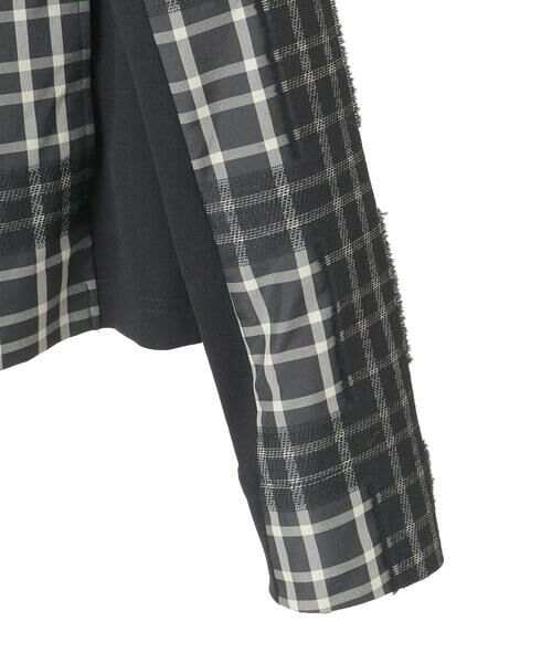 Maison de CINQ / メゾン ドゥ サンク セットアップ | 【小さいサイズ】チェックジャカードジップアップジャケット | 詳細18