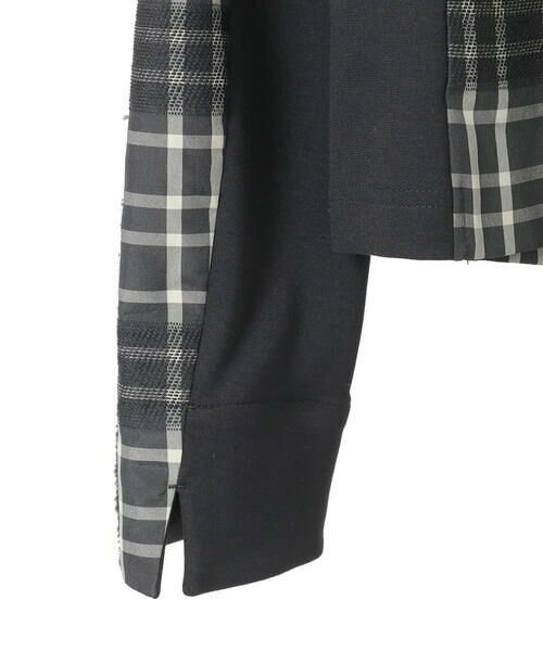 Maison de CINQ / メゾン ドゥ サンク セットアップ | 【小さいサイズ】チェックジャカードジップアップジャケット | 詳細19