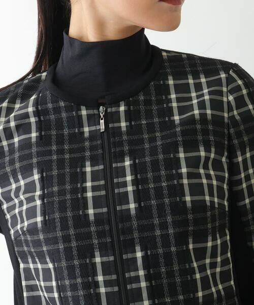 Maison de CINQ / メゾン ドゥ サンク セットアップ | 【小さいサイズ】チェックジャカードジップアップジャケット | 詳細3