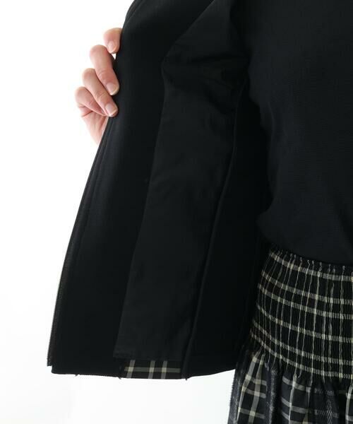 Maison de CINQ / メゾン ドゥ サンク セットアップ | 【小さいサイズ】チェックジャカードジップアップジャケット | 詳細7