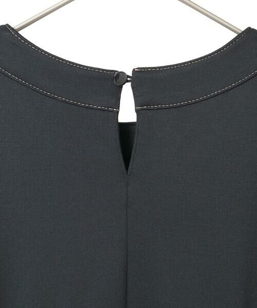 Maison de CINQ / メゾン ドゥ サンク ロング・マキシ丈ワンピース | 【小さいサイズ】ラインアクセント切り替えデザインポンチワンピース | 詳細13