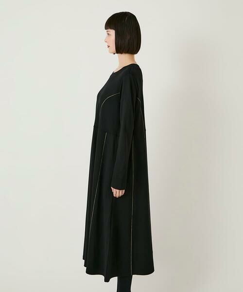 Maison de CINQ / メゾン ドゥ サンク ロング・マキシ丈ワンピース | 【小さいサイズ】ラインアクセント切り替えデザインポンチワンピース | 詳細18