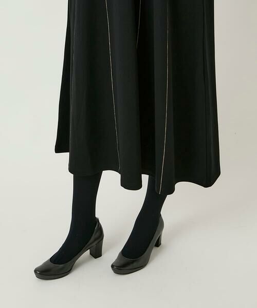 Maison de CINQ / メゾン ドゥ サンク ロング・マキシ丈ワンピース | 【小さいサイズ】ラインアクセント切り替えデザインポンチワンピース | 詳細23