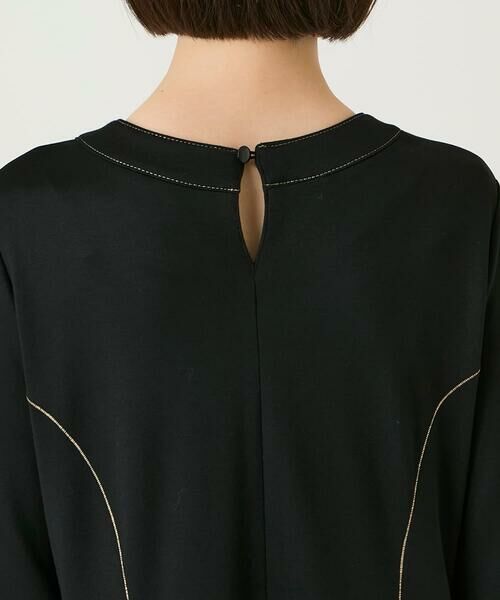 Maison de CINQ / メゾン ドゥ サンク ロング・マキシ丈ワンピース | 【小さいサイズ】ラインアクセント切り替えデザインポンチワンピース | 詳細25