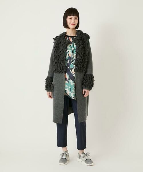 Maison de CINQ / メゾン ドゥ サンク ショート・ハーフ・半端丈パンツ | 【小さいサイズ】裏起毛ジョガープルオンパンツ | 詳細8