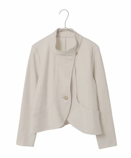 Maison de CINQ / メゾン ドゥ サンク セットアップ | 【小さいサイズ】スムースウールコンパクトジャケット | 詳細1