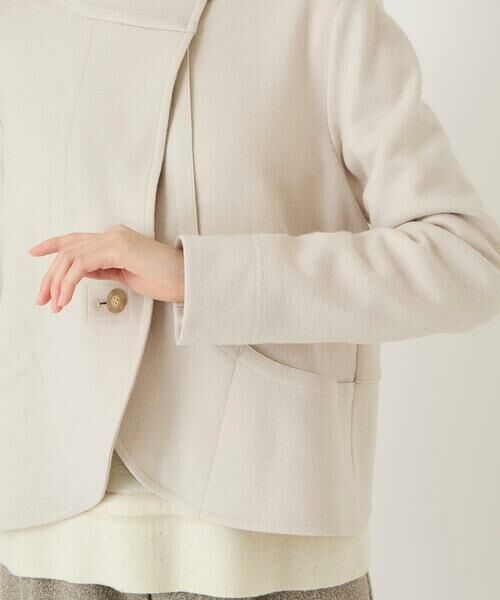 Maison de CINQ / メゾン ドゥ サンク セットアップ | 【小さいサイズ】スムースウールコンパクトジャケット | 詳細10