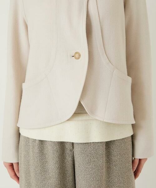 Maison de CINQ / メゾン ドゥ サンク セットアップ | 【小さいサイズ】スムースウールコンパクトジャケット | 詳細13