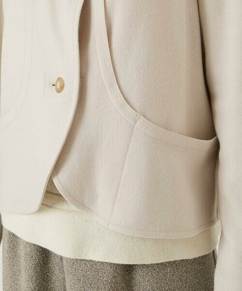 Maison de CINQ / メゾン ドゥ サンク セットアップ | 【小さいサイズ】スムースウールコンパクトジャケット | 詳細16