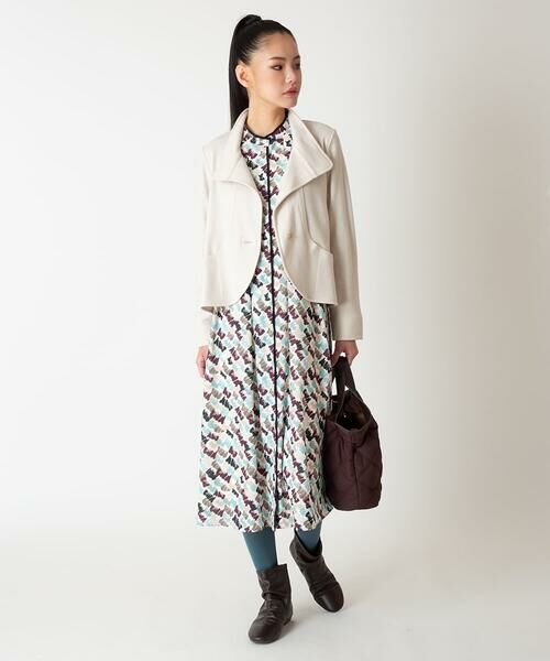 Maison de CINQ / メゾン ドゥ サンク セットアップ | 【小さいサイズ】スムースウールコンパクトジャケット | 詳細25