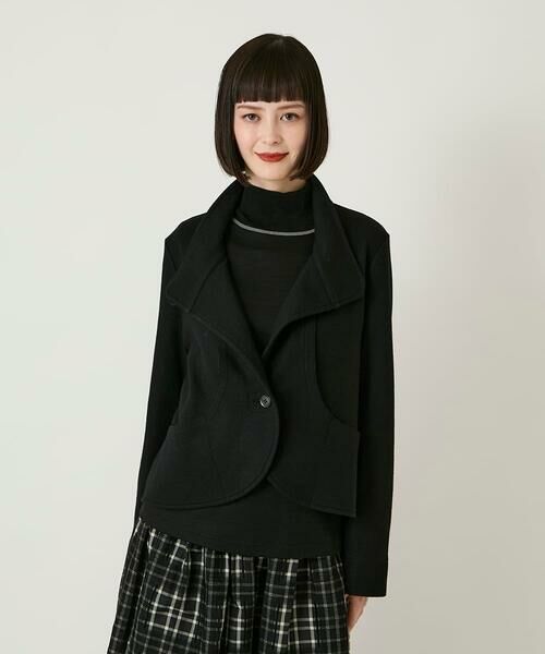 Maison de CINQ / メゾン ドゥ サンク セットアップ | 【小さいサイズ】スムースウールコンパクトジャケット | 詳細4
