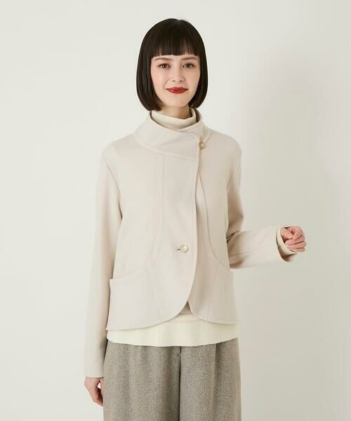 Maison de CINQ / メゾン ドゥ サンク セットアップ | 【小さいサイズ】スムースウールコンパクトジャケット | 詳細6
